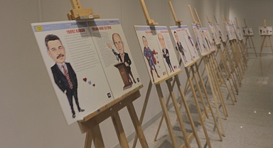 "100 Tanıdık 100" Karikatür Sergisi Sanatseverlerle Buluştu (VİDEO HABER)