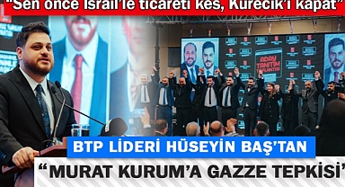 BTP Lideri Hüseyin Baş'tan Murat Kurum'un "Gazze" Açıklamasına Tepki
