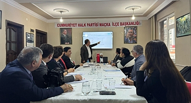 CHP'den Maçka'da "Maçka İçin El Ele" Çalıştayı