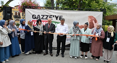 Trabzon "Hayır Çarşısı" İle Filistin'e Destek Oluyor