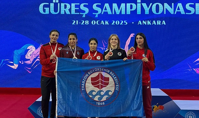 Trabzon Büyükşehir Belediyesi'nin Kadın Güreşçileri Gururlandırdı