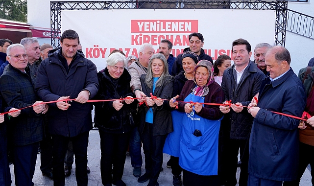 Yenilenen Kireçhane Köylü Pazarı Hizmete Açıldı