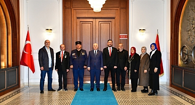 Vali Aziz Yıldırım, Gaziler ve Şehit Aileleri Vakfı Heyetini Ağırladı