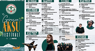 Giresun, 48. Uluslararası Aksu Festivali'ne Hazır