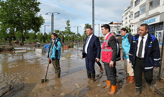 Ortahisar Belediyesi Sel Sonrası Mağduriyetleri Gidermek İçin Seferber Oldu
