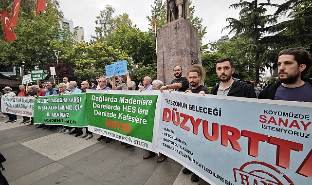 Trabzon'da İklim Kanunu Protestosu: "Zeytinlikler ve Doğa Tehdit Altında!"