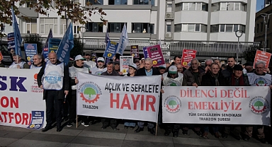 Trabzon'da Emekçiler ve Emekliler TÜİK Önünde Bir Araya Geldi: "Bu Düzen Bize Göre Değil!"